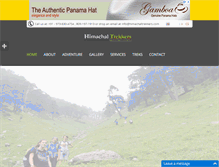 Tablet Screenshot of himachaltrekkers.com